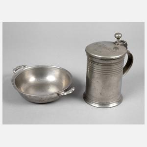 Zwei Teile Hofer Zinn