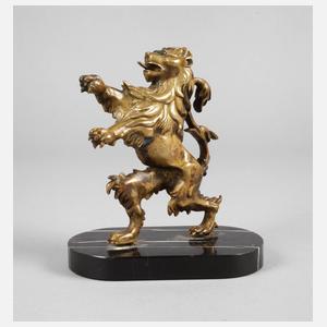 Bayrischer Wappenlöwe Bronze