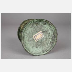 Miniaturbronze Tempelmodell