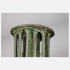 Miniaturbronze Tempelmodell