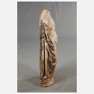 Gotische Kalksteinfigur