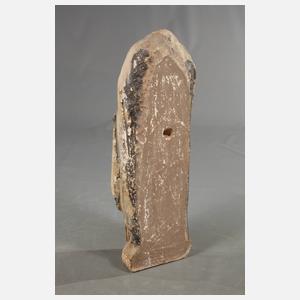 Gotische Kalksteinfigur