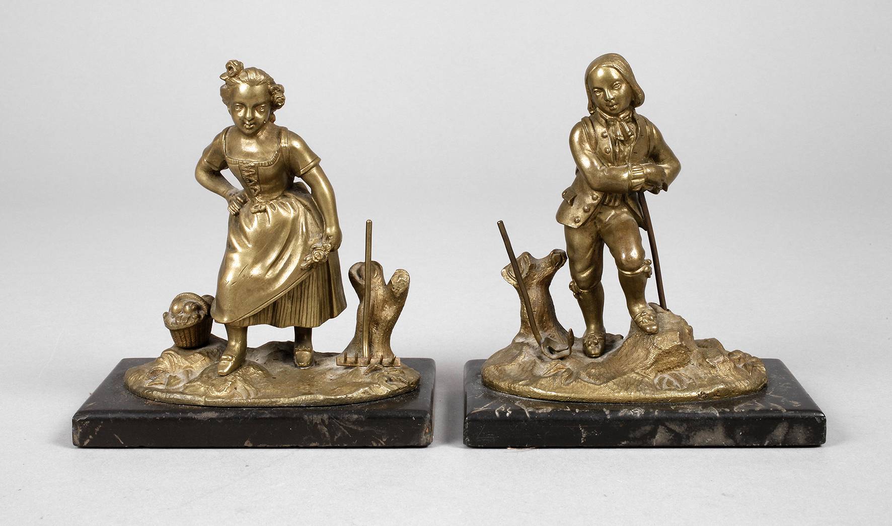 Biedermeier Gärtnerpaar