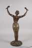 Lucien Alliot, figürliche Salonlampe