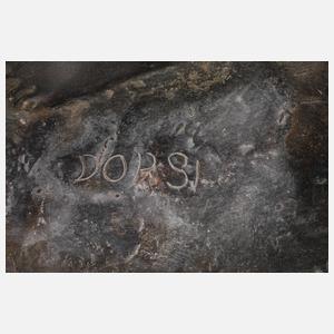 Achille D'Orsi, Fischer mit Korb und Waage