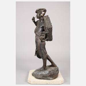 Achille D'Orsi, Fischer mit Korb und Waage