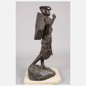 Achille D'Orsi, Fischer mit Korb und Waage