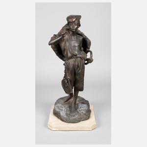 Achille D'Orsi, Fischer mit Korb und Waage