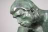 Große Bronzefigur ”Der Denker”