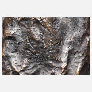 Große Bronzefigur ”Der Denker”