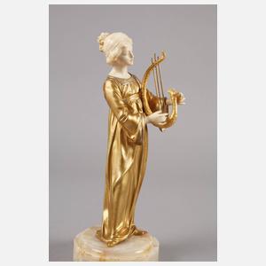 Affortunato Gori, Chryselephantin Harfespielerin