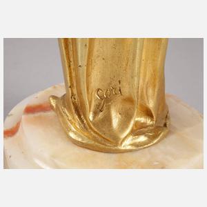 Affortunato Gori, Chryselephantin Harfespielerin