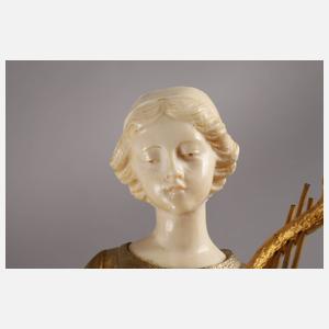 Affortunato Gori, Chryselephantin Harfespielerin