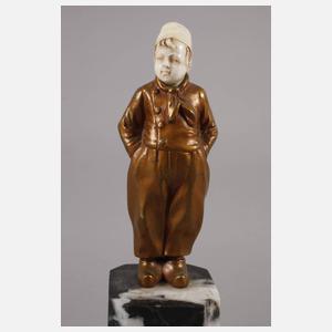 Chryselephantin Holländerjunge