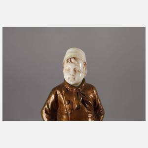 Chryselephantin Holländerjunge