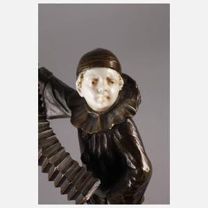 Chryselephantin Pierrot