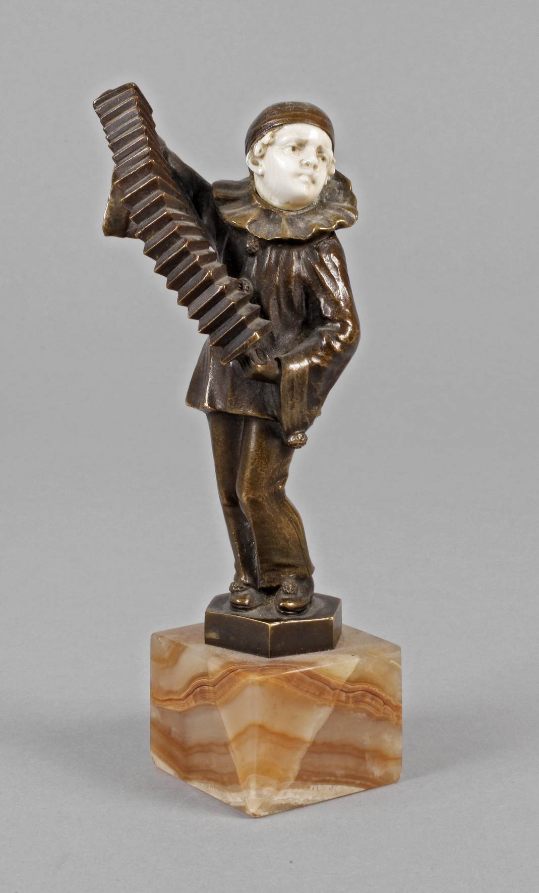 Chryselephantin Pierrot