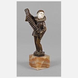 Chryselephantin Pierrot