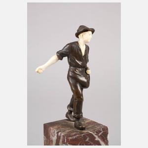 Chryselephantin Sämann