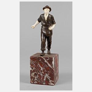 Chryselephantin Sämann