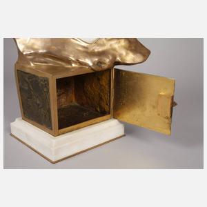 Paul François Berthoud, Mädchenbüste Chryselephantin