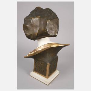 Paul François Berthoud, Mädchenbüste Chryselephantin