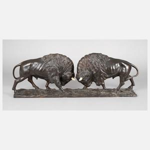 Peder Jensen, kämpfende Büffel