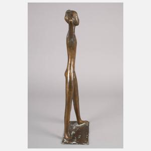 Fritz Fleer attr., stehender Jungenakt