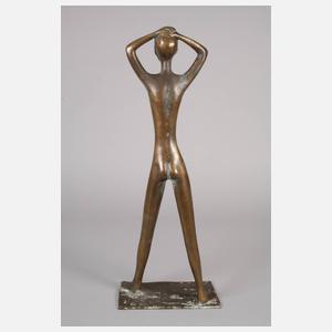 Fritz Fleer attr., stehender Jungenakt