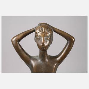 Fritz Fleer attr., stehender Jungenakt