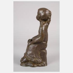 Sigrid v. Ipolyi-Merz, sitzendes Mädchen ”Heidi”