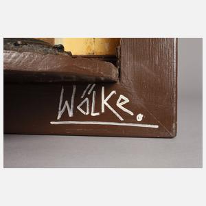 Jürgen Wölke, Assemblage Friseursalon