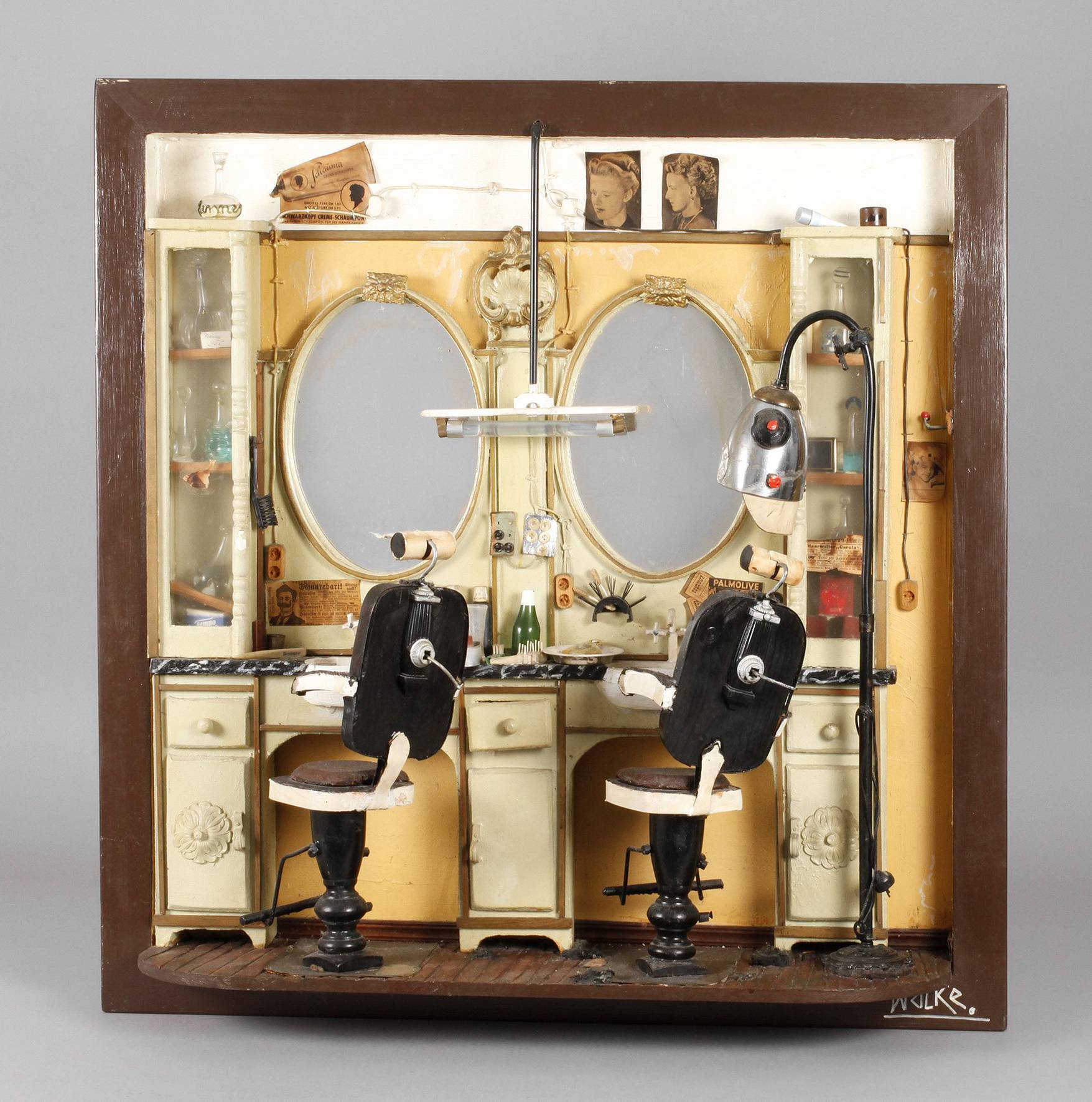 Jürgen Wölke, Assemblage Friseursalon