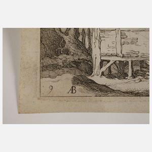 Abraham Bloemaert, Die verfallene Windmühle