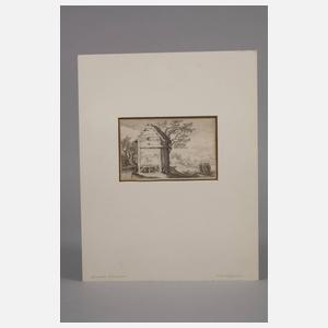 Abraham Bloemaert, Die verfallene Windmühle