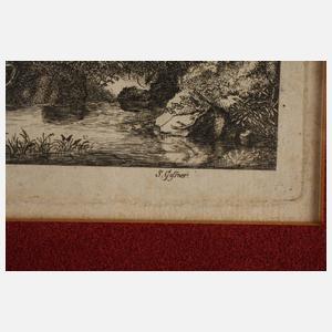 Salomon Gessner, Bukolische Landschaft