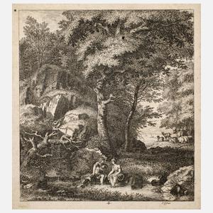 Salomon Gessner, Bukolische Landschaft