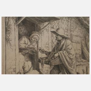 Adriaen von Ostade, ”Der Brillenverkäufer”