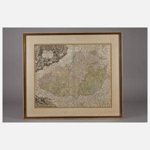 Johann Baptist Homann, Karte von Mähren