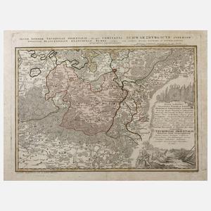 Homanns Erben, Kupferstichkarte Thüringen