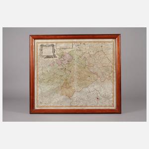 Hommans Erben, Kupferstichkarte Sachsen