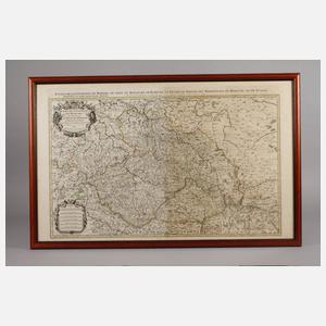 Sanson/Jaillot, Karte des Königreichs Böhmen