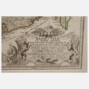 Johann Jakob Haas, Kupferstichkarte China