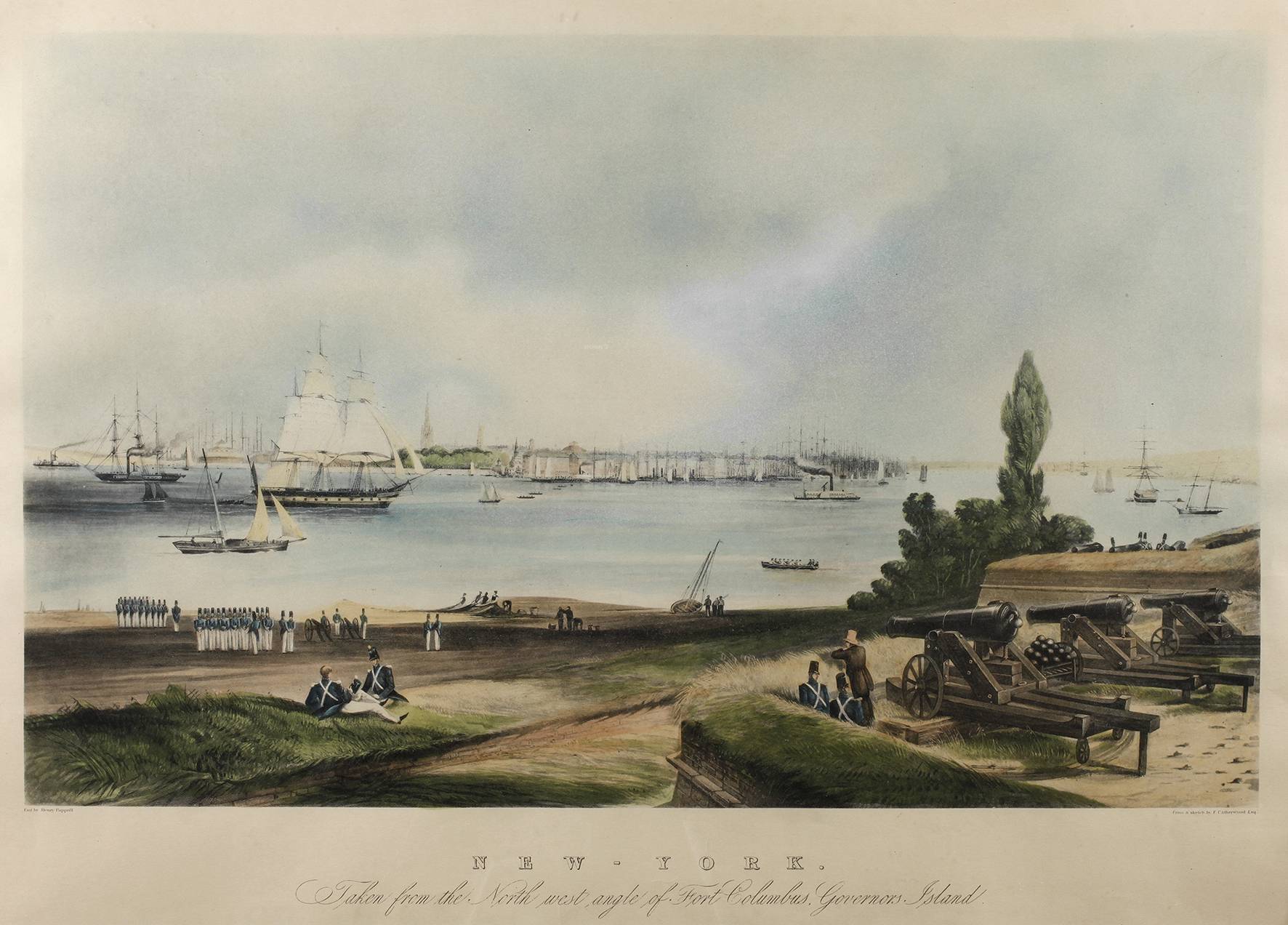 Henry Papprill, Ansicht von New York