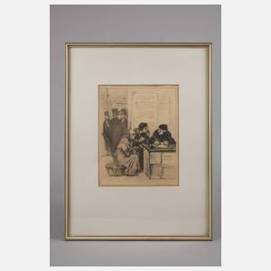 Honoré Daumier, Konvolut Karikaturen