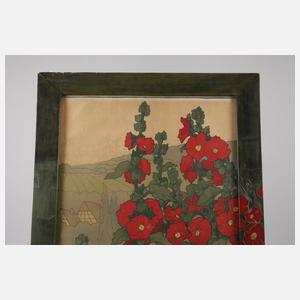 Jenny Fikentscher, Rote Stockrosen