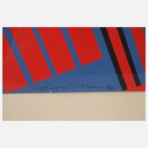 Prof. Günter Fruhtrunk, Abstrakte Komposition