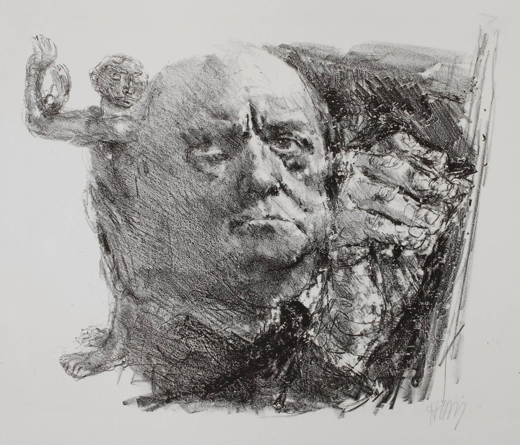 Prof. Bernhard Heisig, ”Für Max Beckmann”