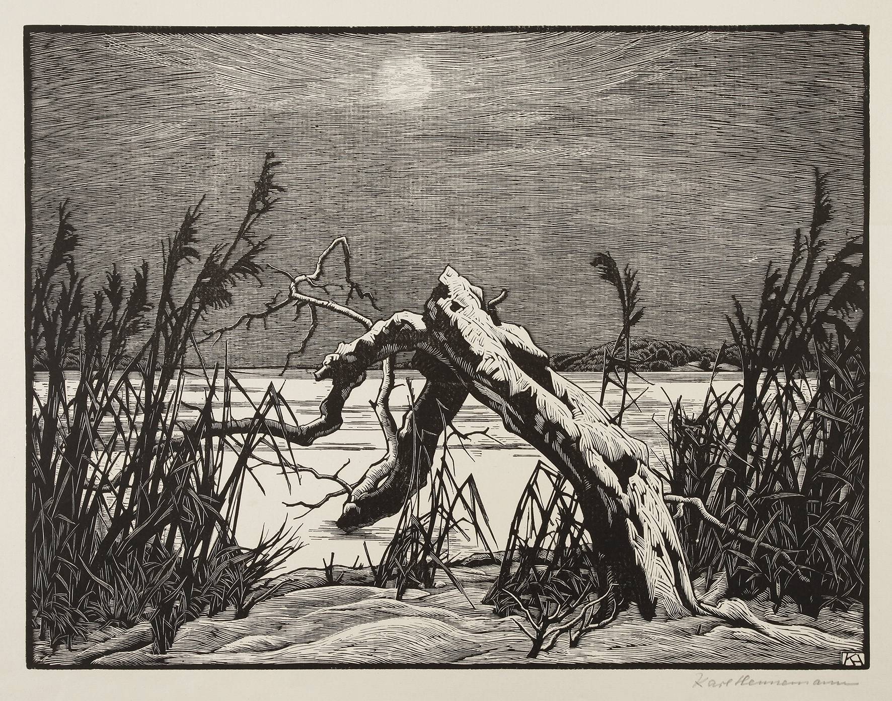 Karl Hennemann, Winter am See