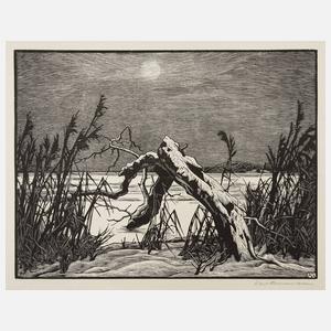 Karl Hennemann, Winter am See